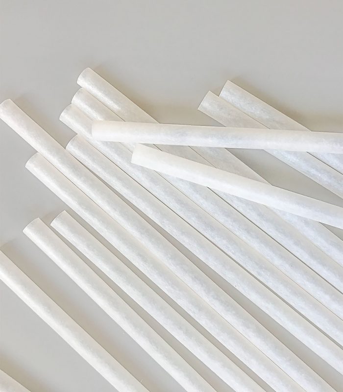 Sugarcane Fiber Straw (white)